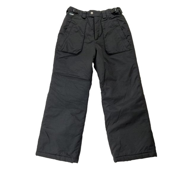 Columbia Youth Winter Ski Snowboard Convert Pants 10/12 Black Insulated Outdoor - Picture 1 of 11